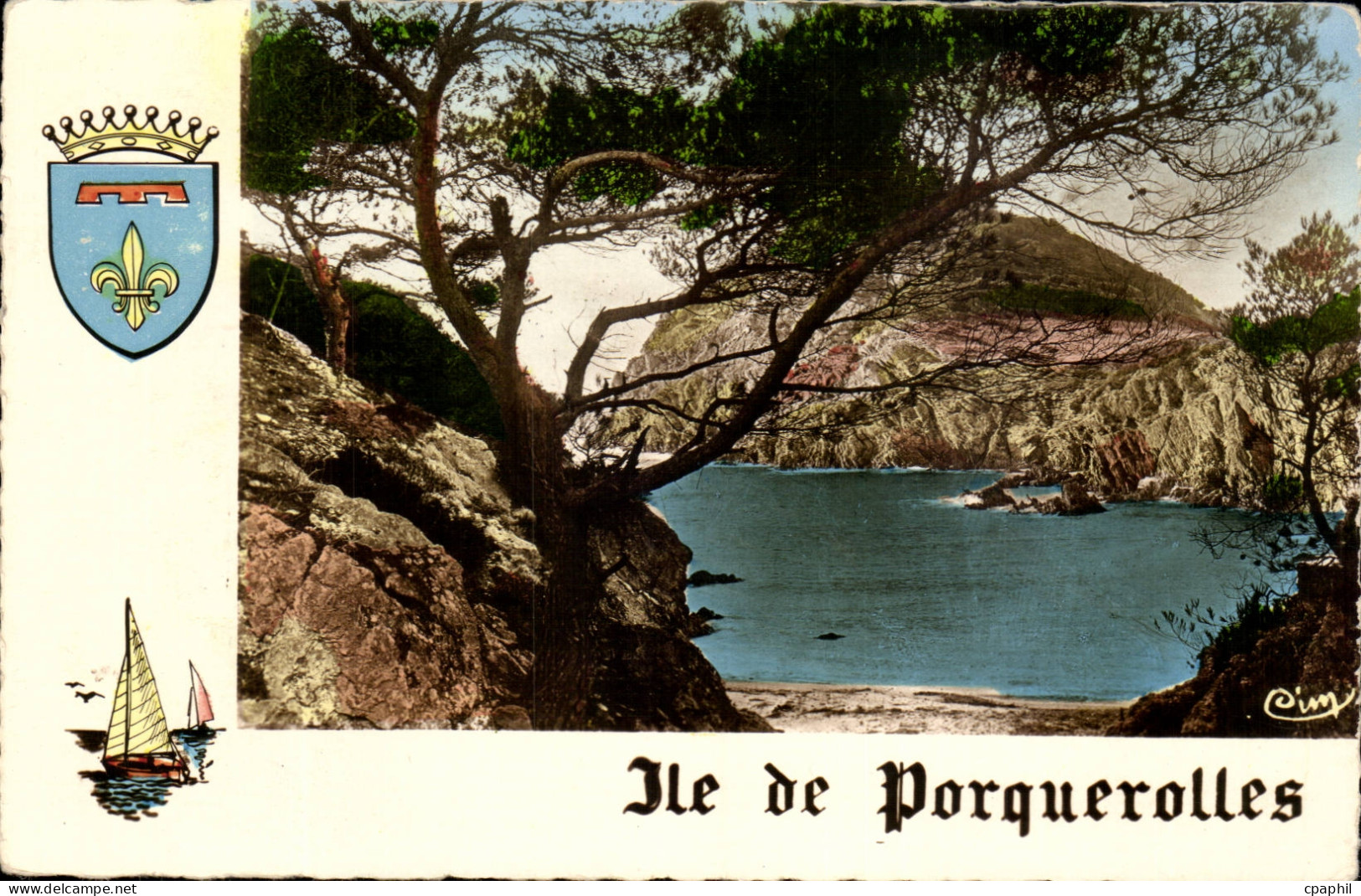 Ile de Porquerolles CPM Calanque du Breganconnet