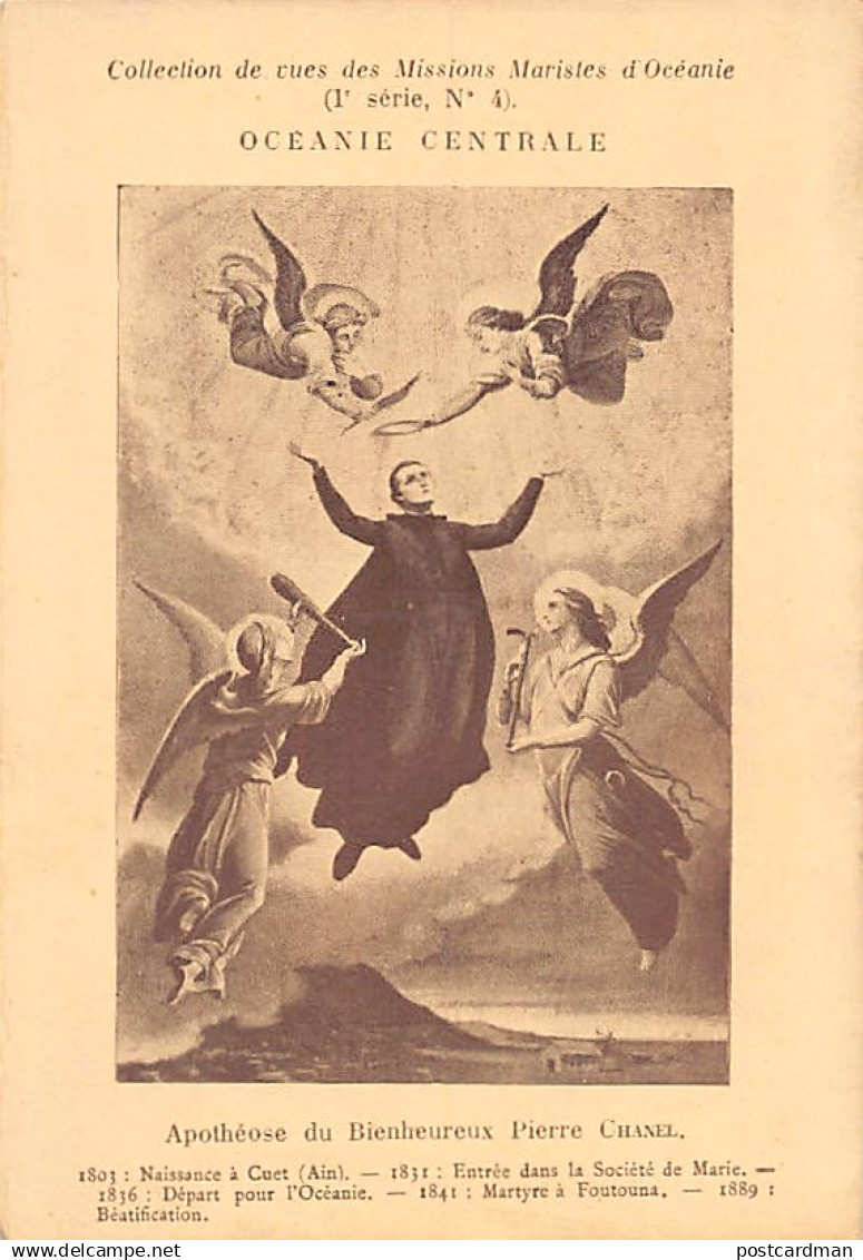 Ile Futuna - Apothéose du Bienheureux Père Chanel, premier martyr de l'Océanie - Ed. Missions Maristes d'Océanie 1ère sé