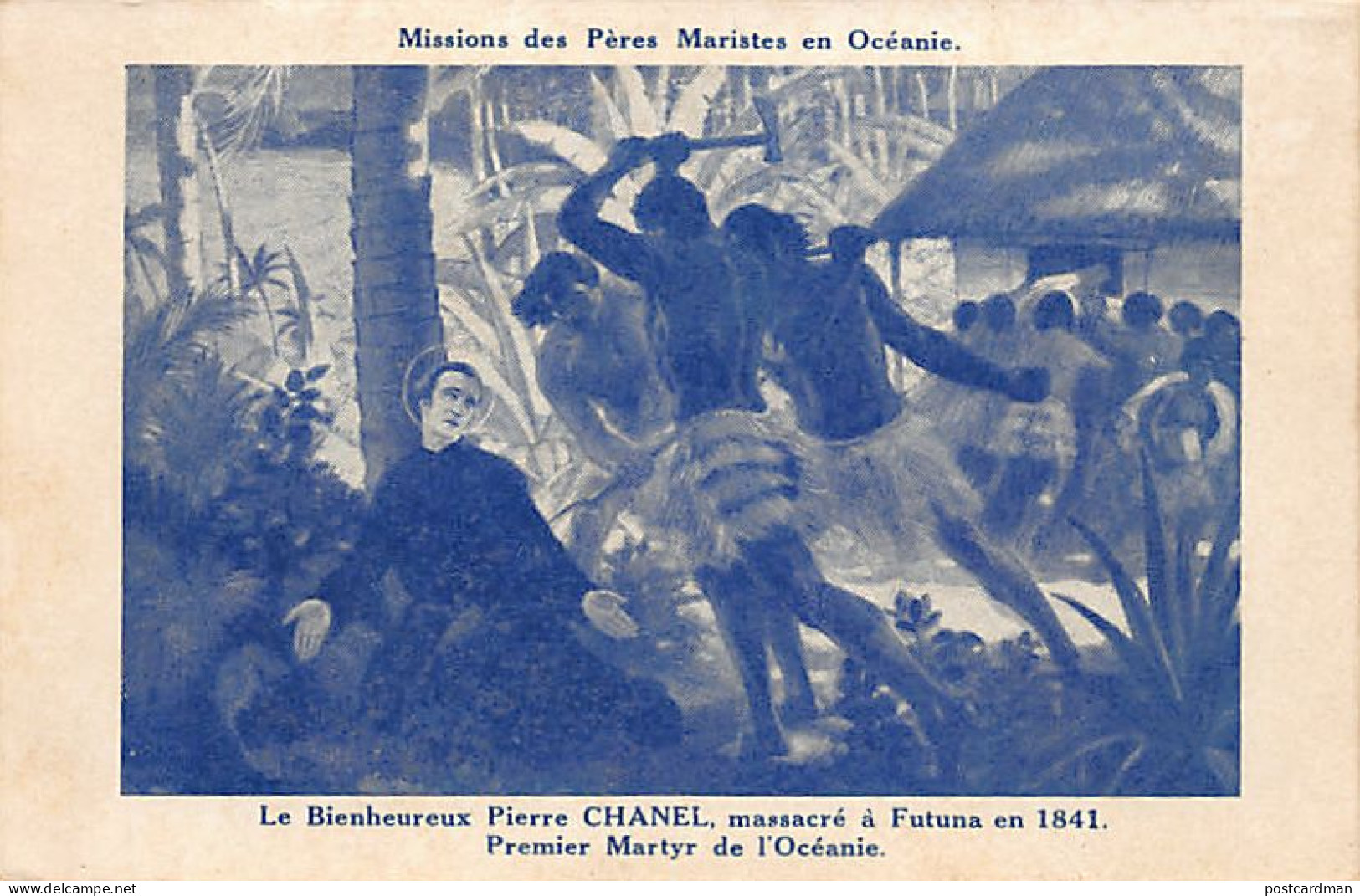Ile Futuna (Wallis & Futuna) - Le bienheureux Pierre Channel, massacré à Futuna en 1841, premier martyr de l'Océanie - E