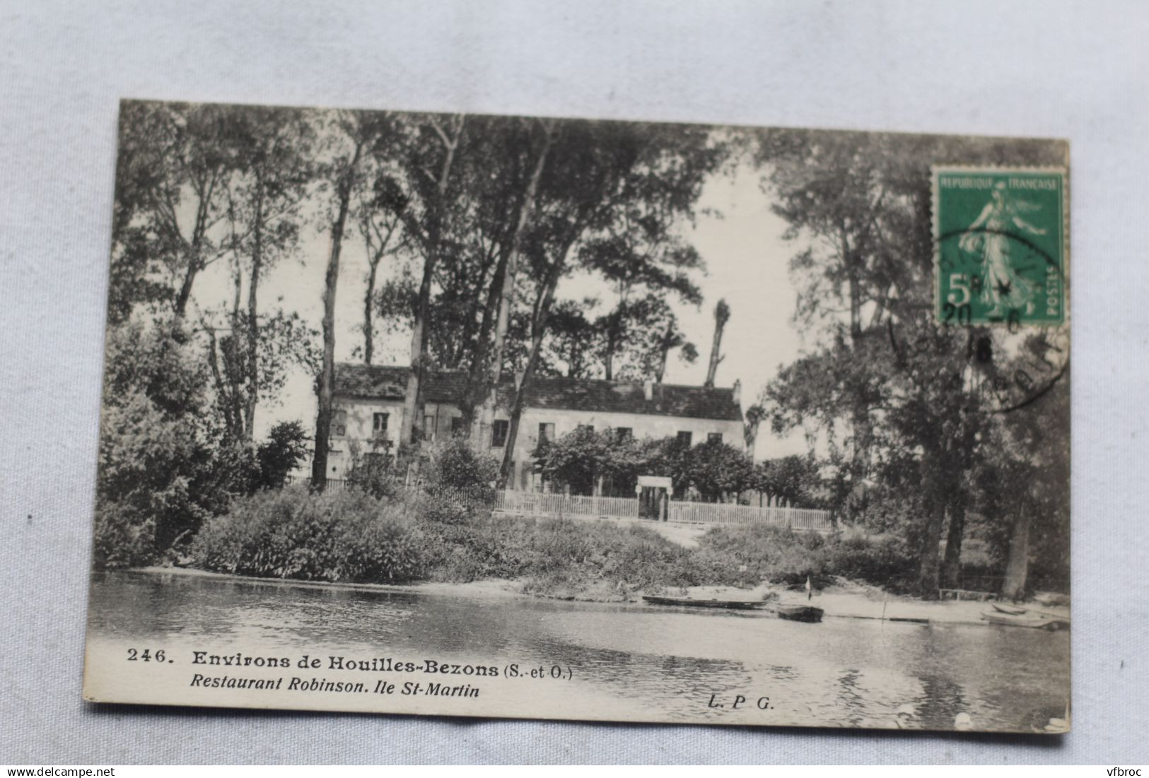 ile Saint Martin, restaurant Robinson, environs de Houilles Bezons, Yvelines 78