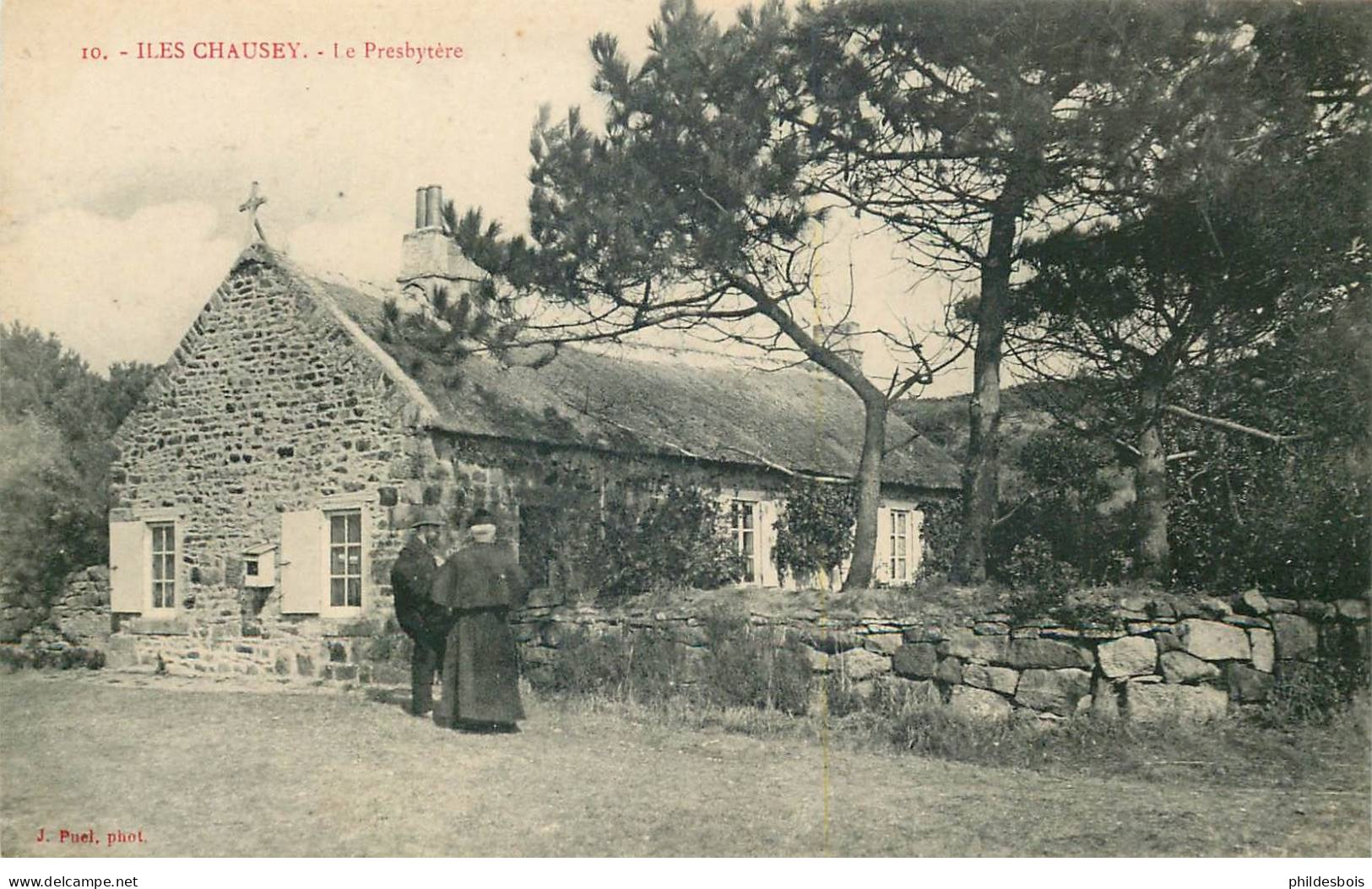 ILES DE LA MANCHE  ILES CHAUSEY   le presbytère