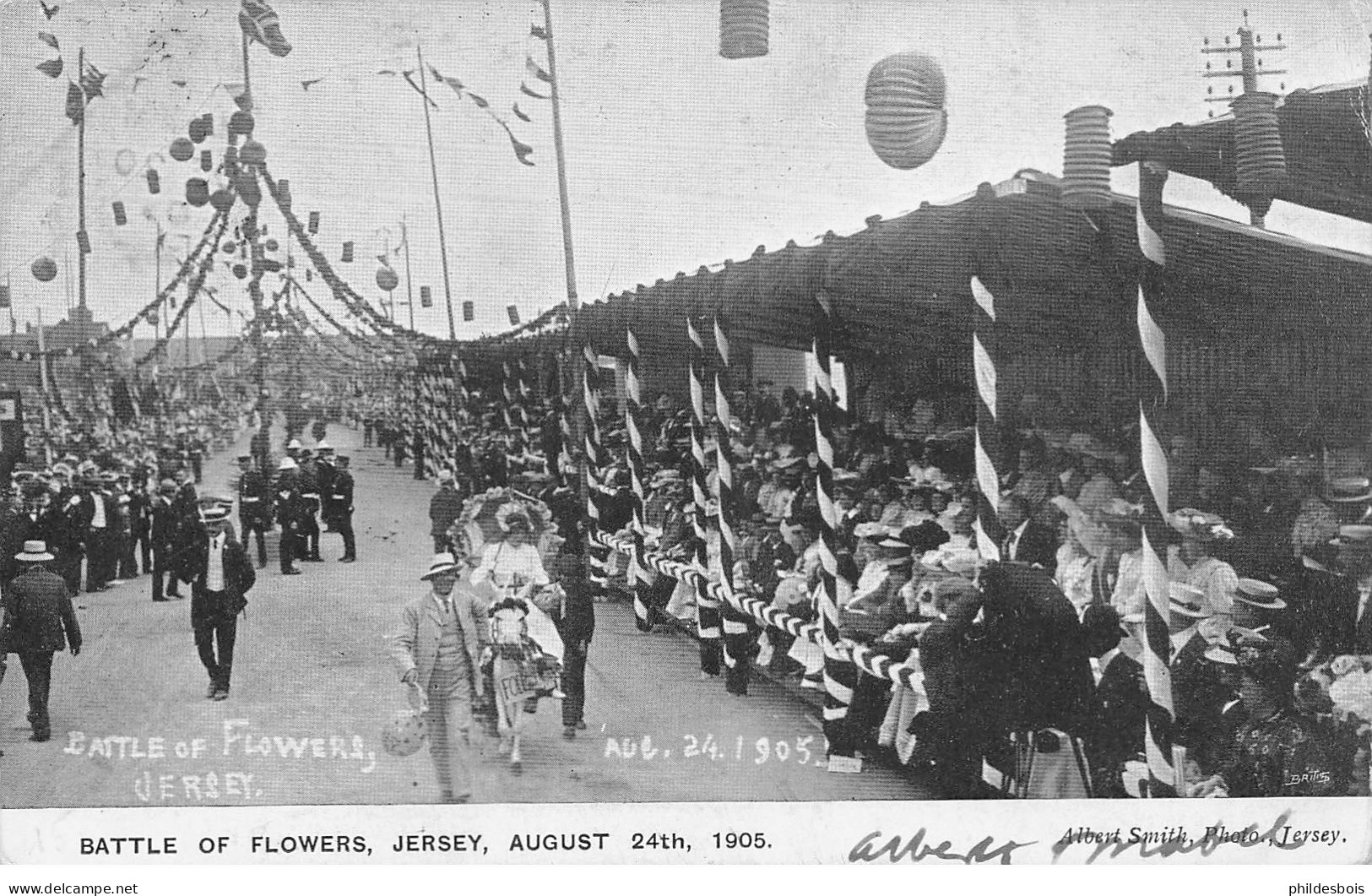 ILES DE LA MANCHE  JERSEY  Battle of Flowers 1905