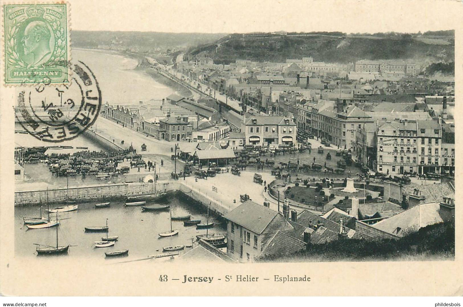 ILES DE LA MANCHE  JERSEY Saint helier esplanade