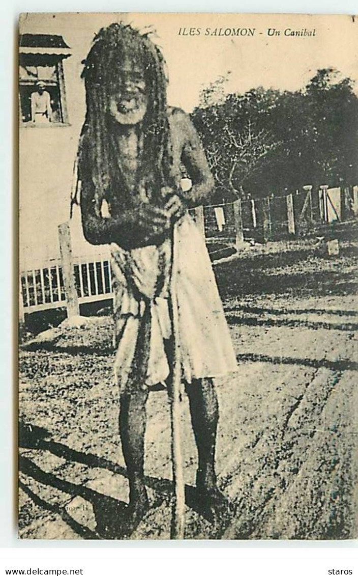 Iles Salomon - Un Canibal