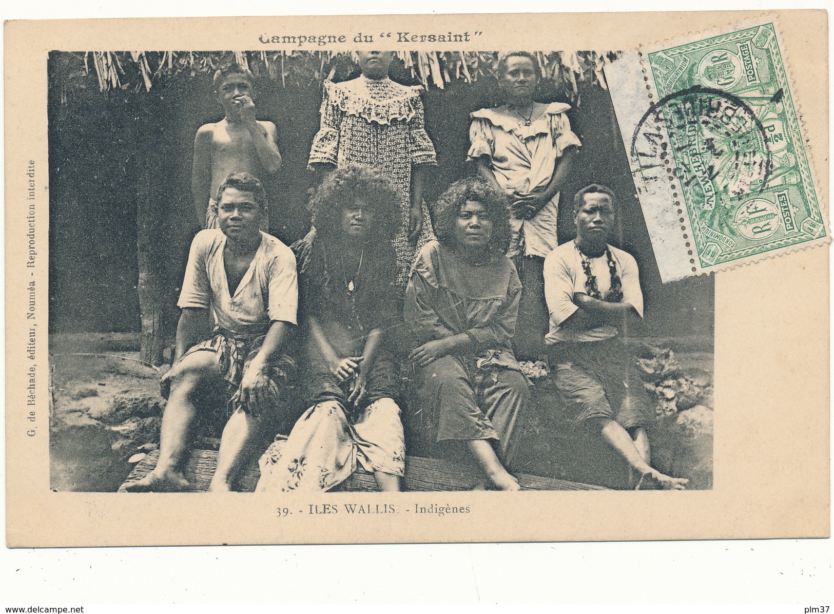 ILES WALLIS - Campagne du "Kersaint" - Indigènes