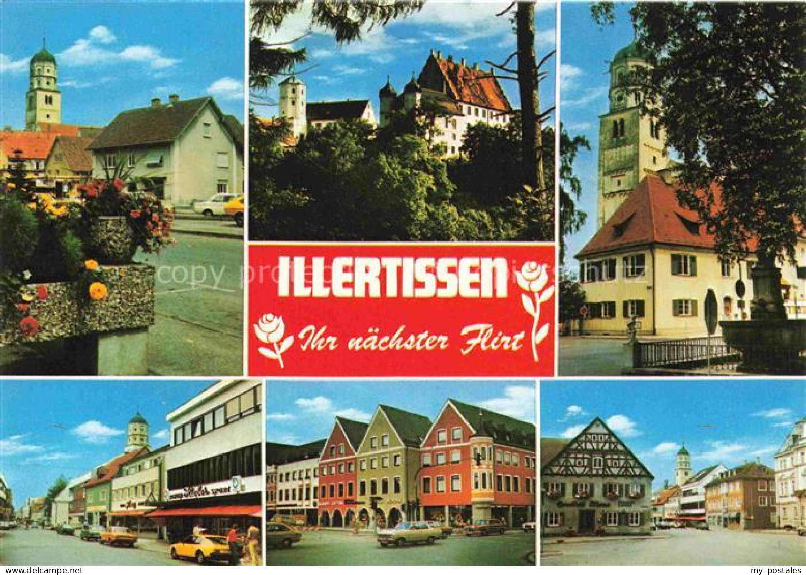 Illertissen Kirchen Schloss Ortspartien