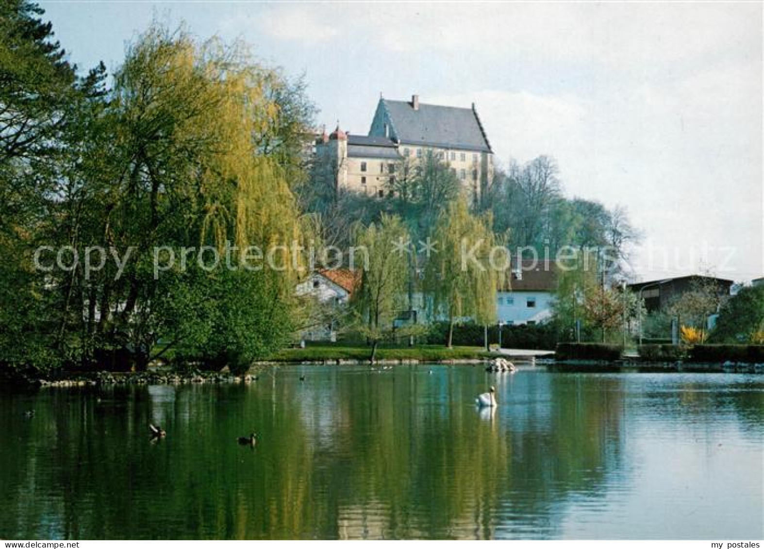 Illertissen Schloss Schwanenteich