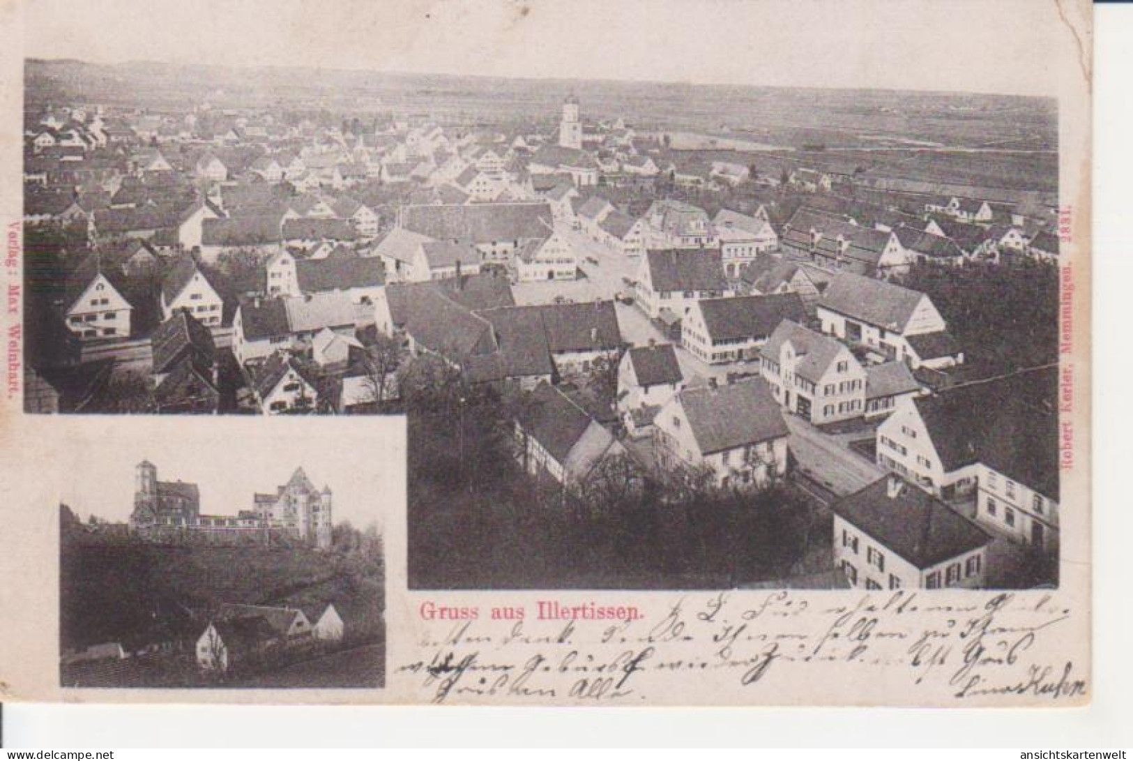 Illertissen Teilansicht Panorama gl1901 #207.433