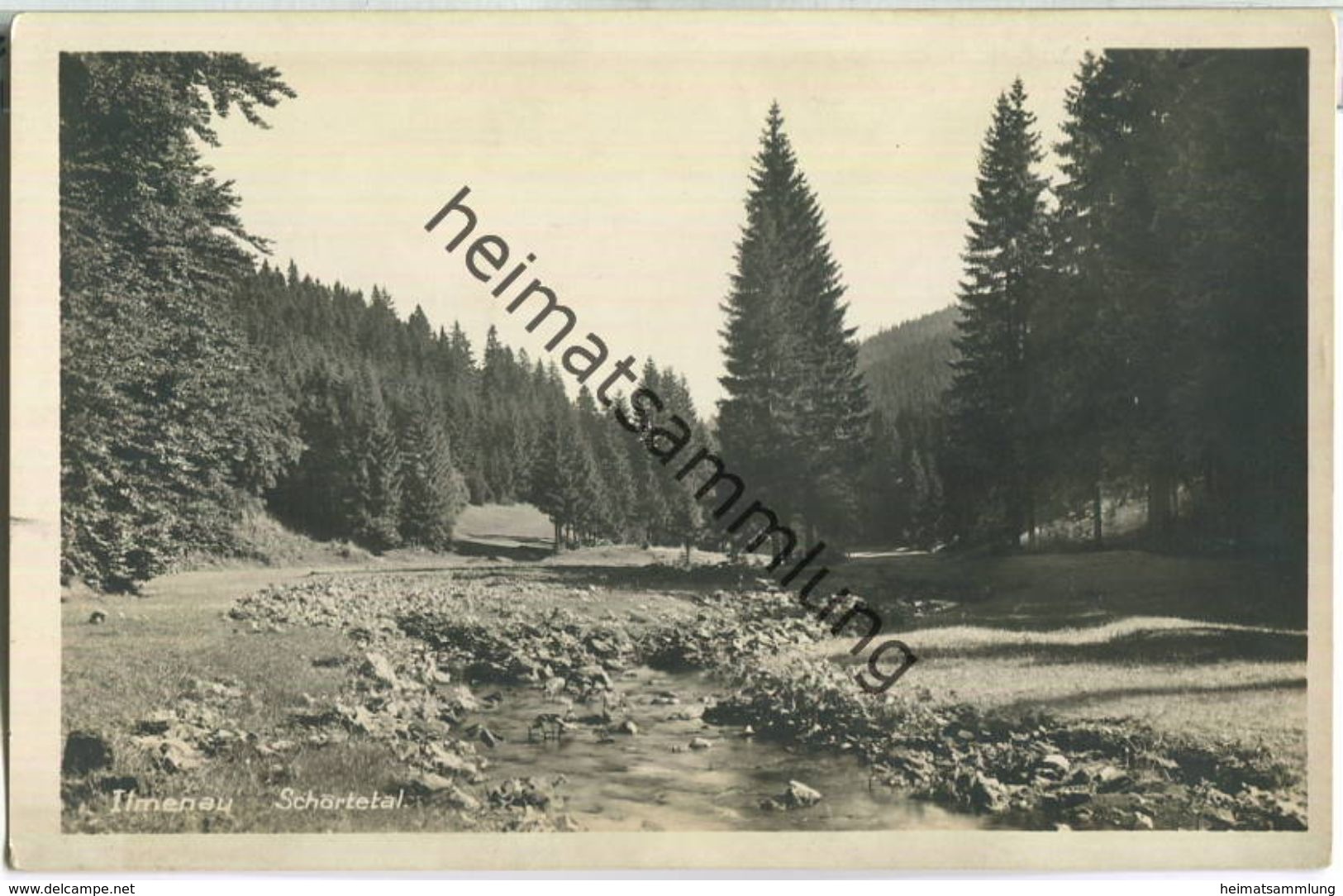 Ilmenau - Schortetal - Foto-Ansichtskarte