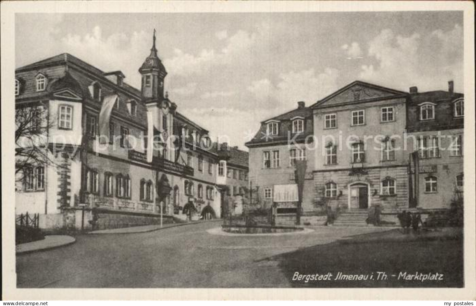 Ilmenau Thueringen Marktplatz