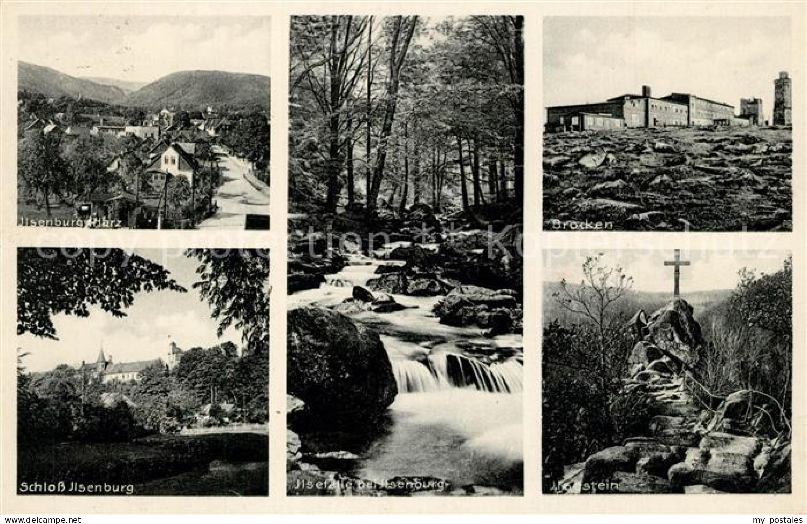 Ilsenburg Harz Schloss Ilsenburg Ilsepartie Brocken Alpstein