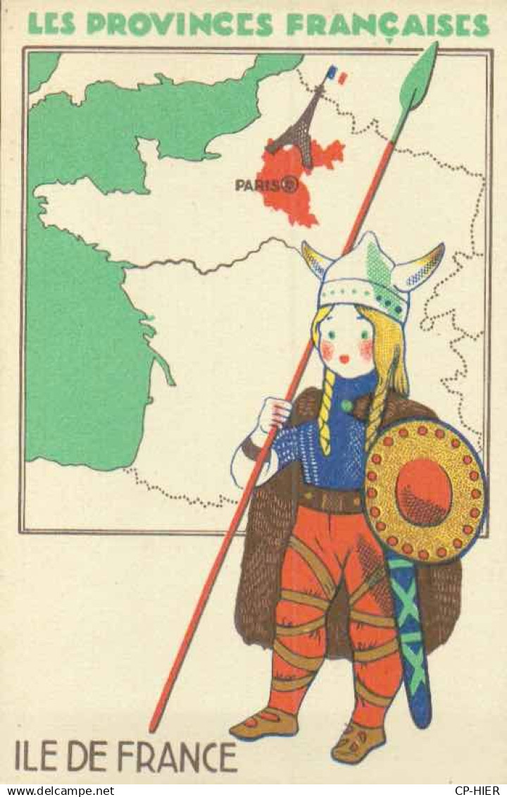IMAGE - CHROMO - LES PROVINCES FRANÇAISES - ILE DE FRANCE - PARIS