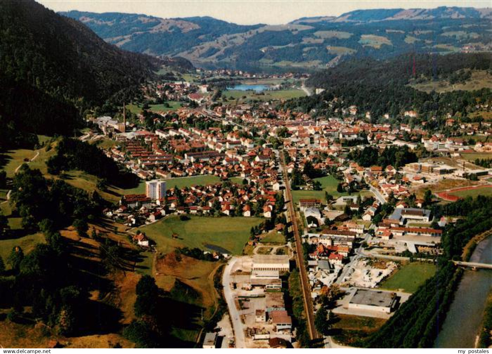Immenstadt Allgaeu Fliegeraufnahme