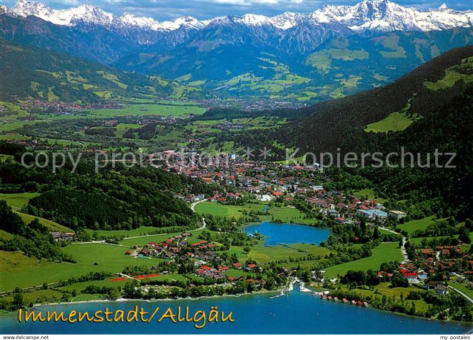 Immenstadt Allgaeu Fliegeraufnahme