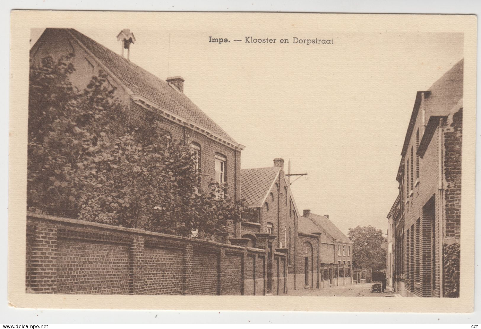 Impe   Lede   Klooster en Dorpstraat