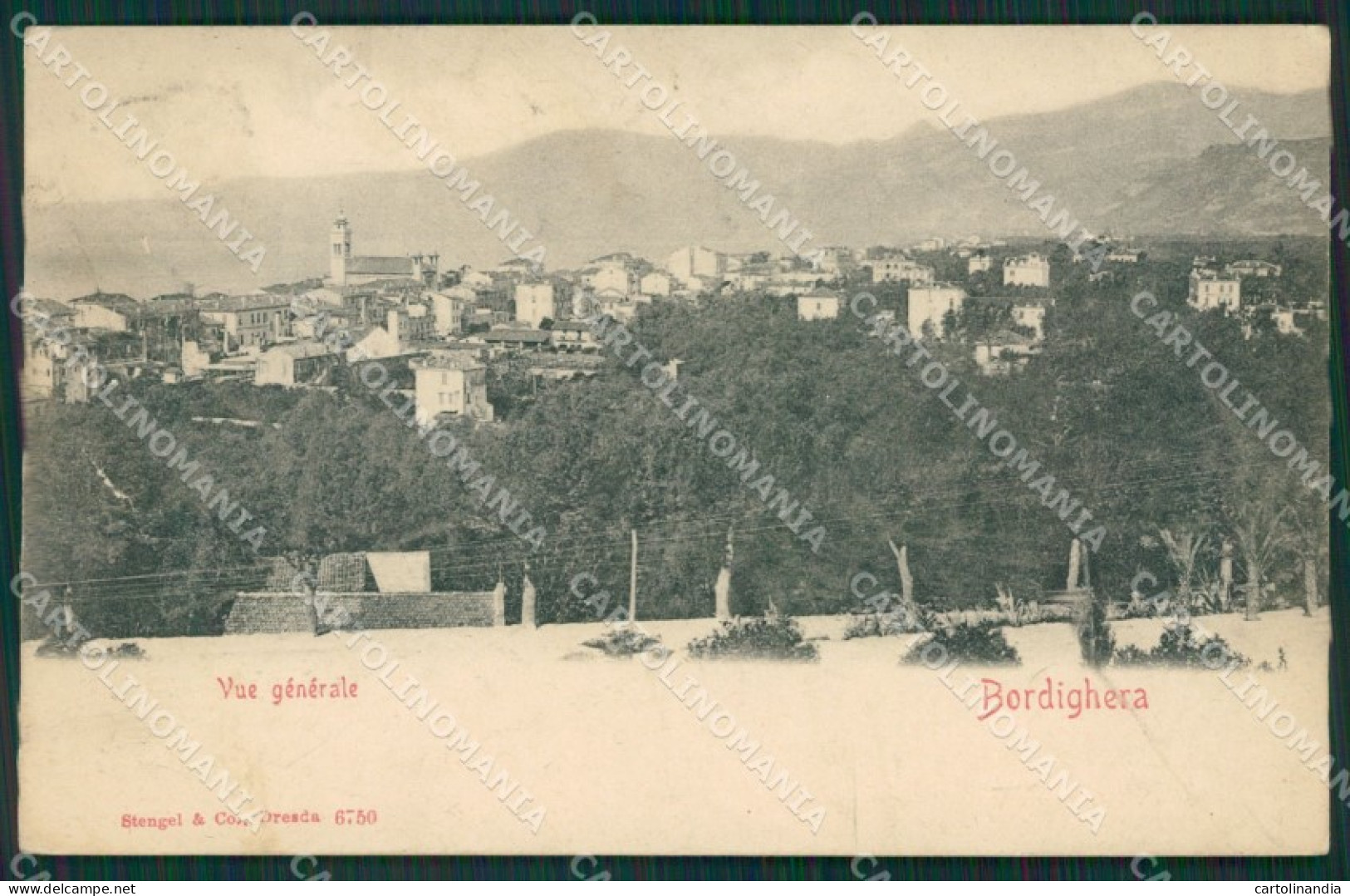 Imperia Bordighera cartolina KV4831