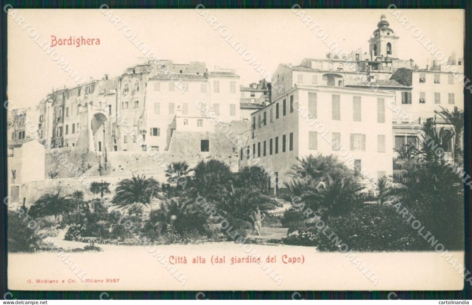 Imperia Bordighera cartolina KV5192