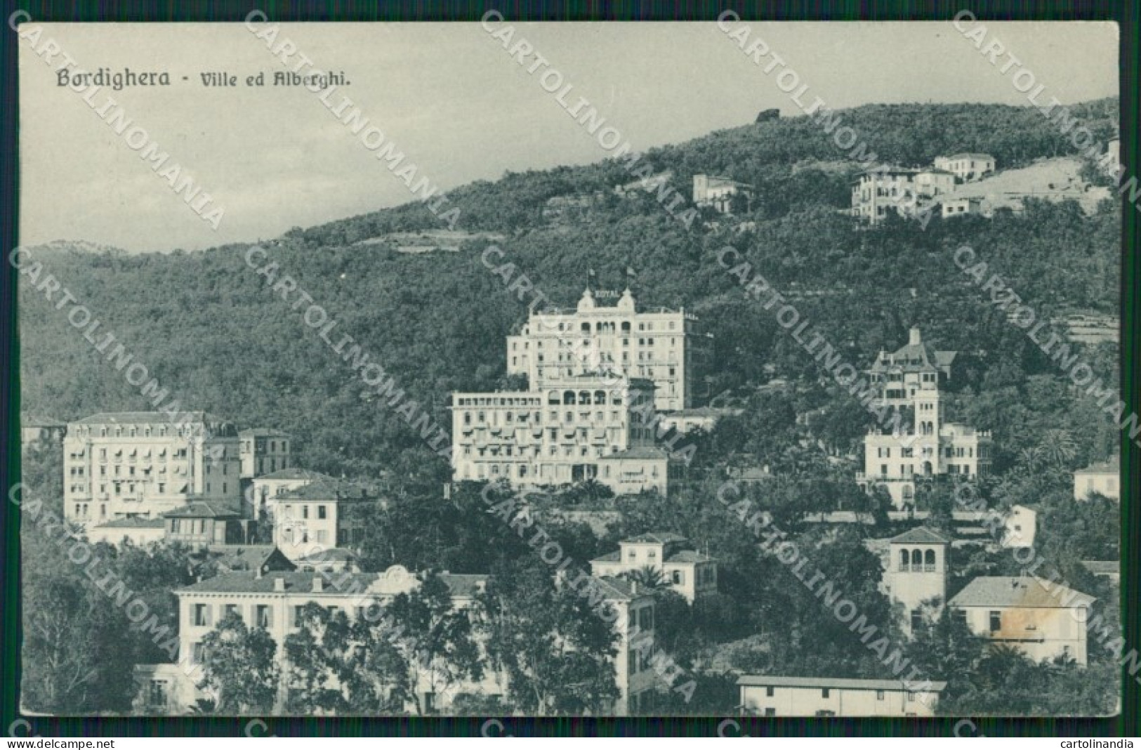 Imperia Bordighera cartolina MT4047
