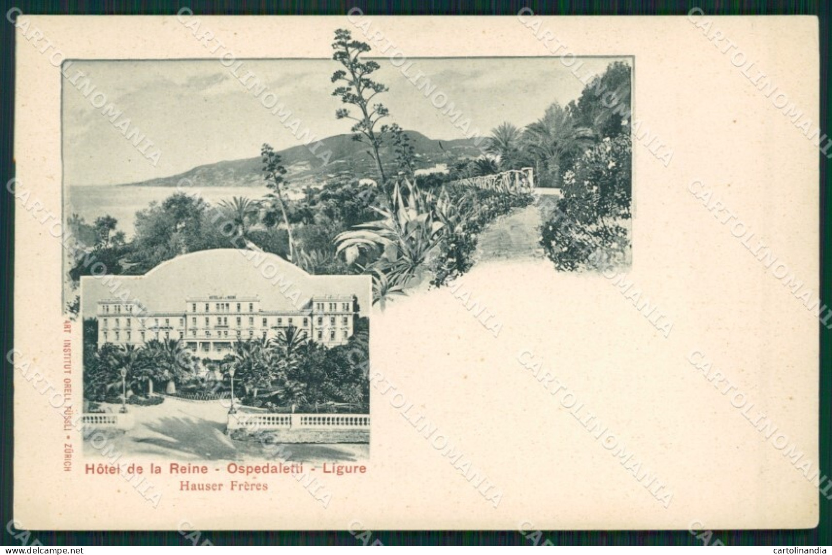 Imperia Ospedaletti cartolina KV1536