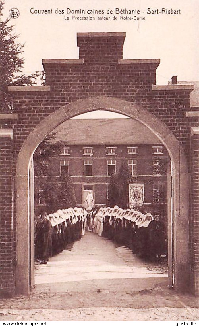 Incourt - SART RISBART - couvent des Dominicaines de Béthanie -la procession autour de Notre Dame