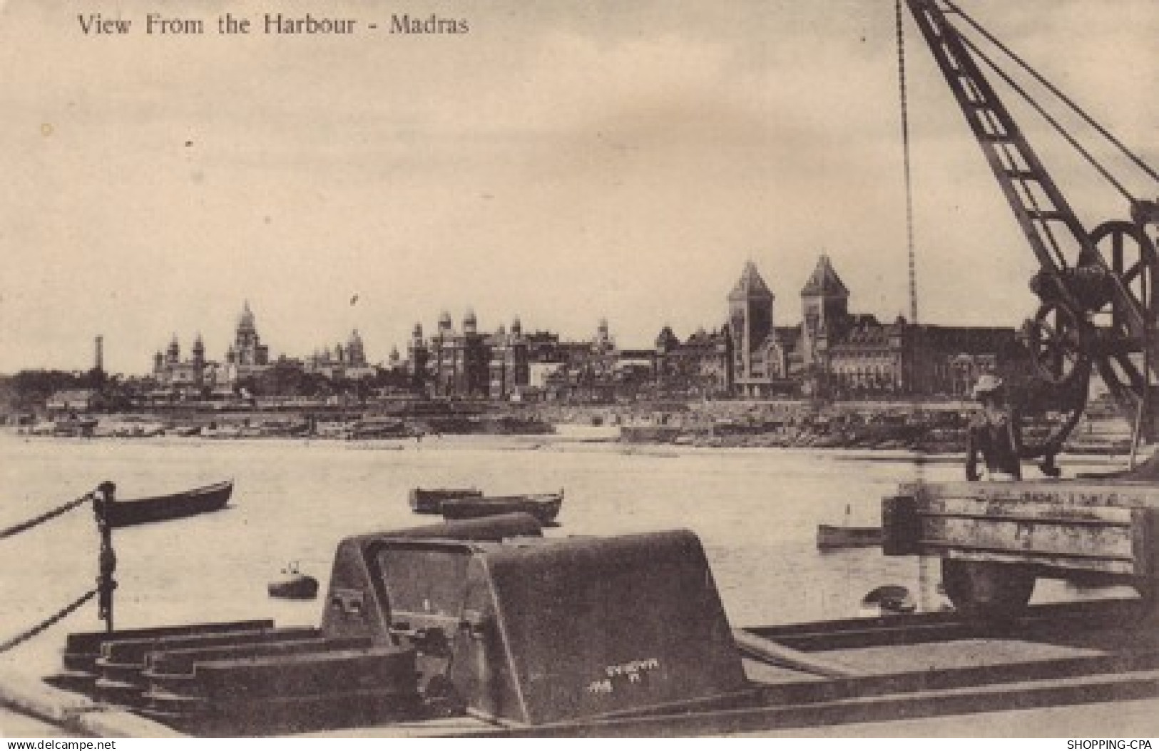 Inde - Madras - View from the harbour