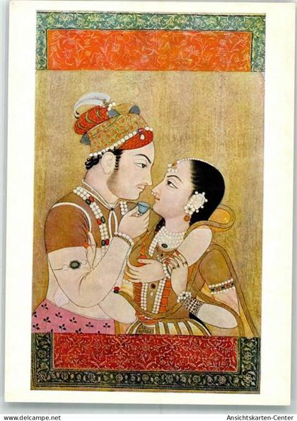 39831360 - Liebepaar am Fenster Ind.Minatur Staatliche Museen Berlin