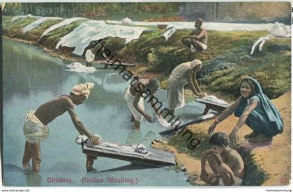 India - Dhobies (Indian Washing)