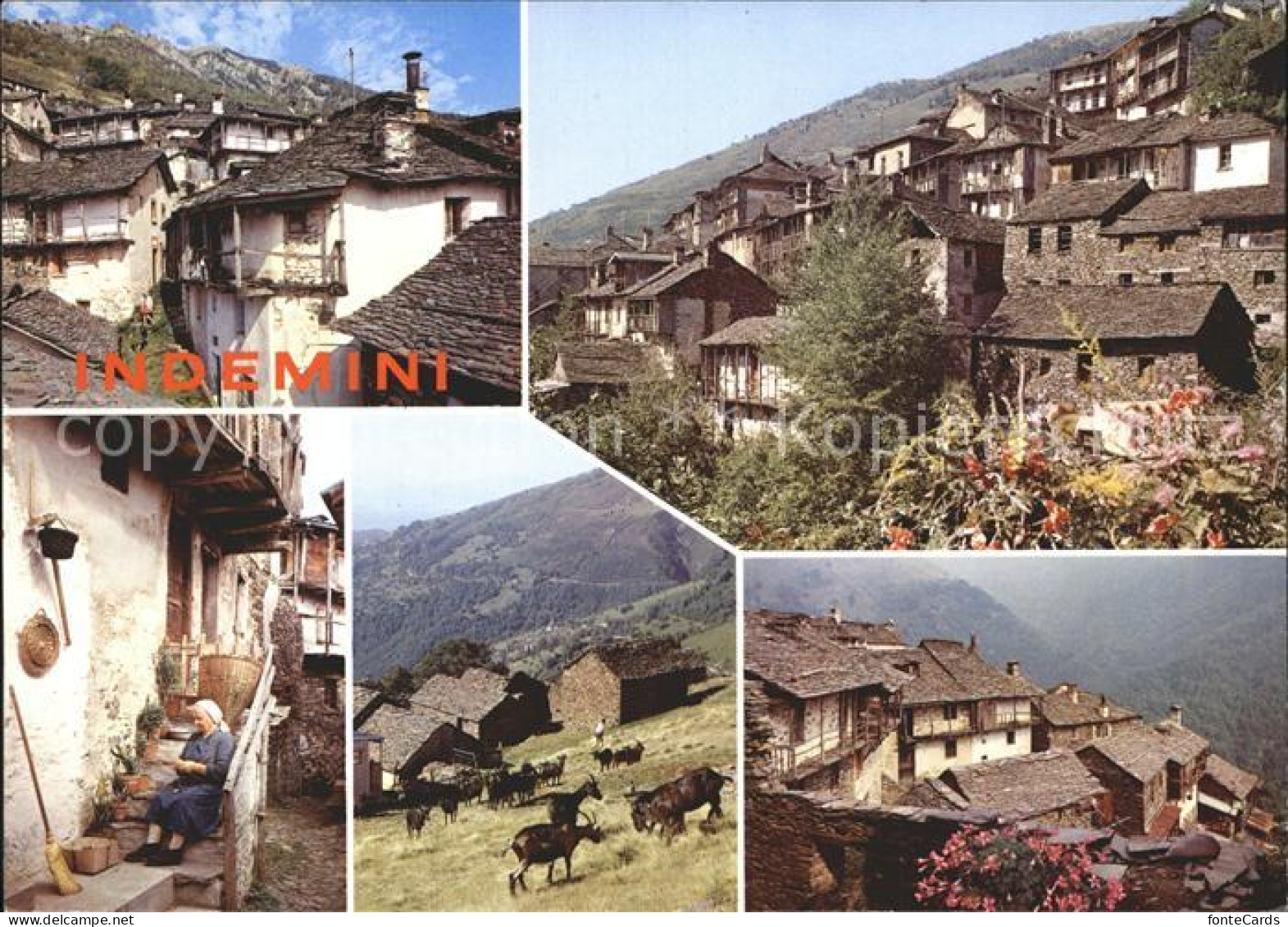 Indemini Gambarogno Dorfmotive