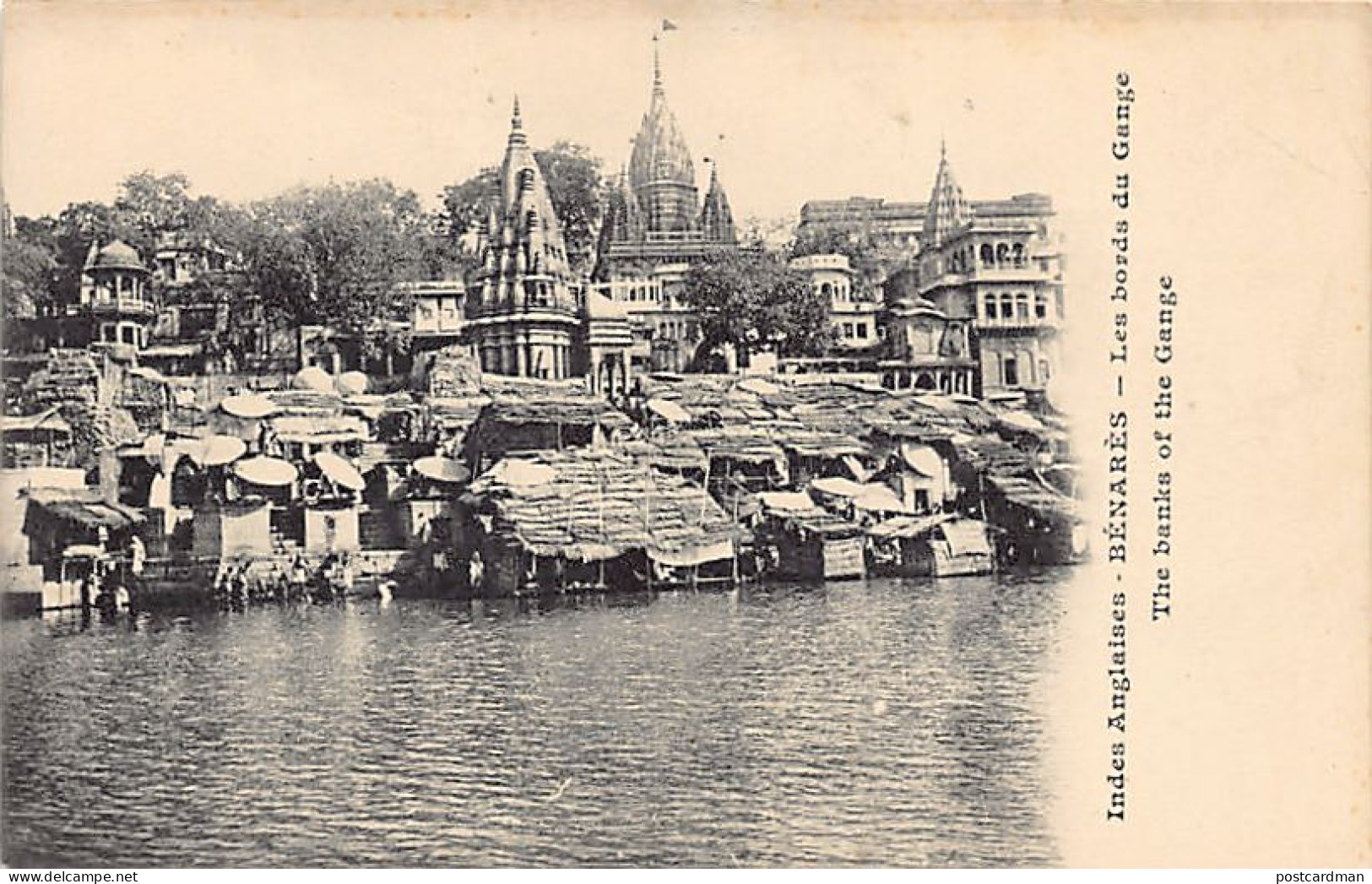 India - BENARES Varanasi - The Ganges river