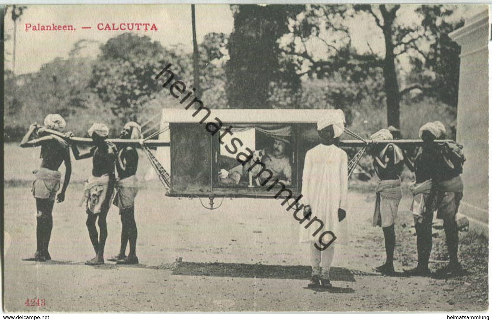 India - Calcutta - Palankeen