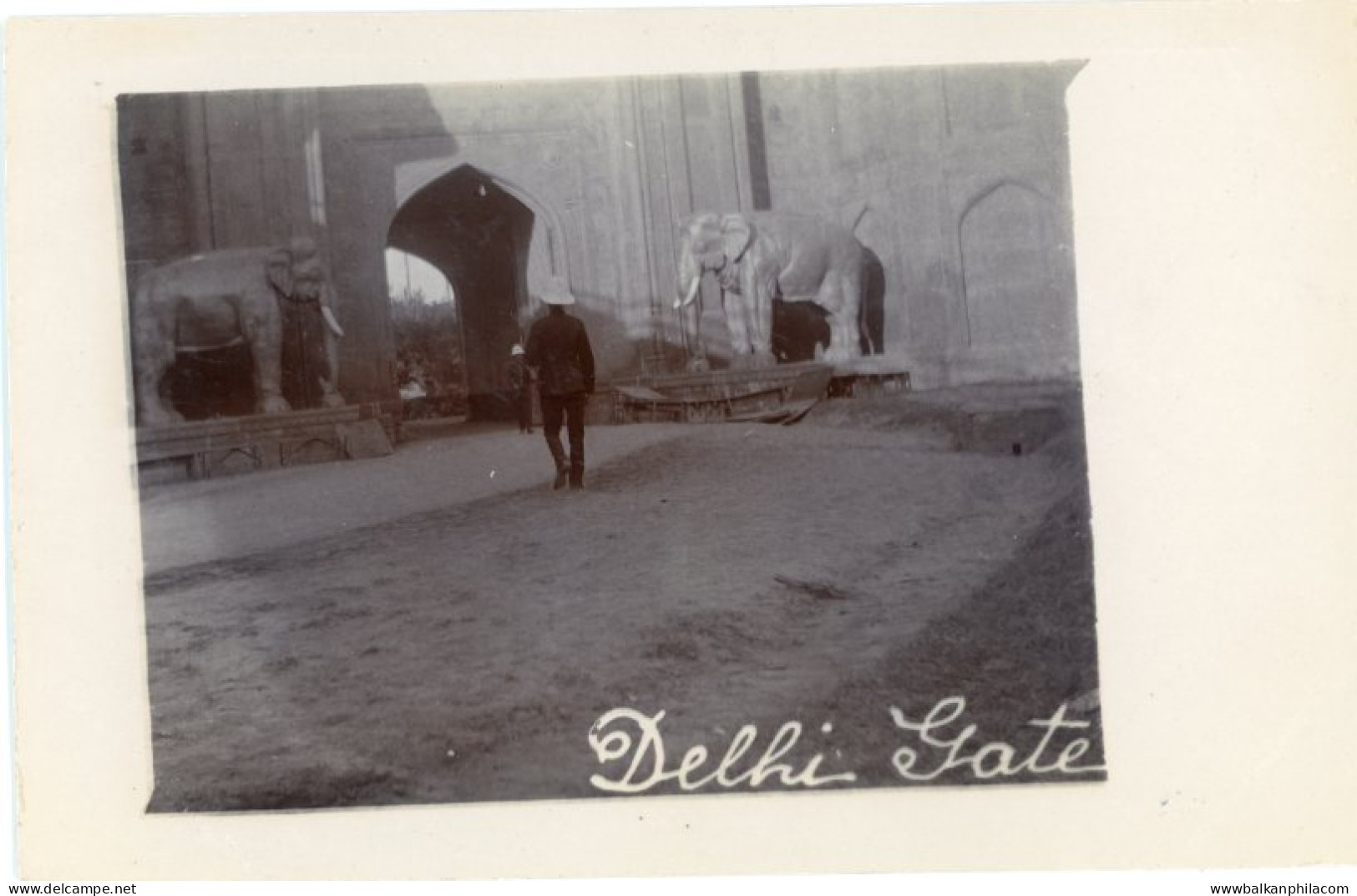 India Delhi Gate photocard