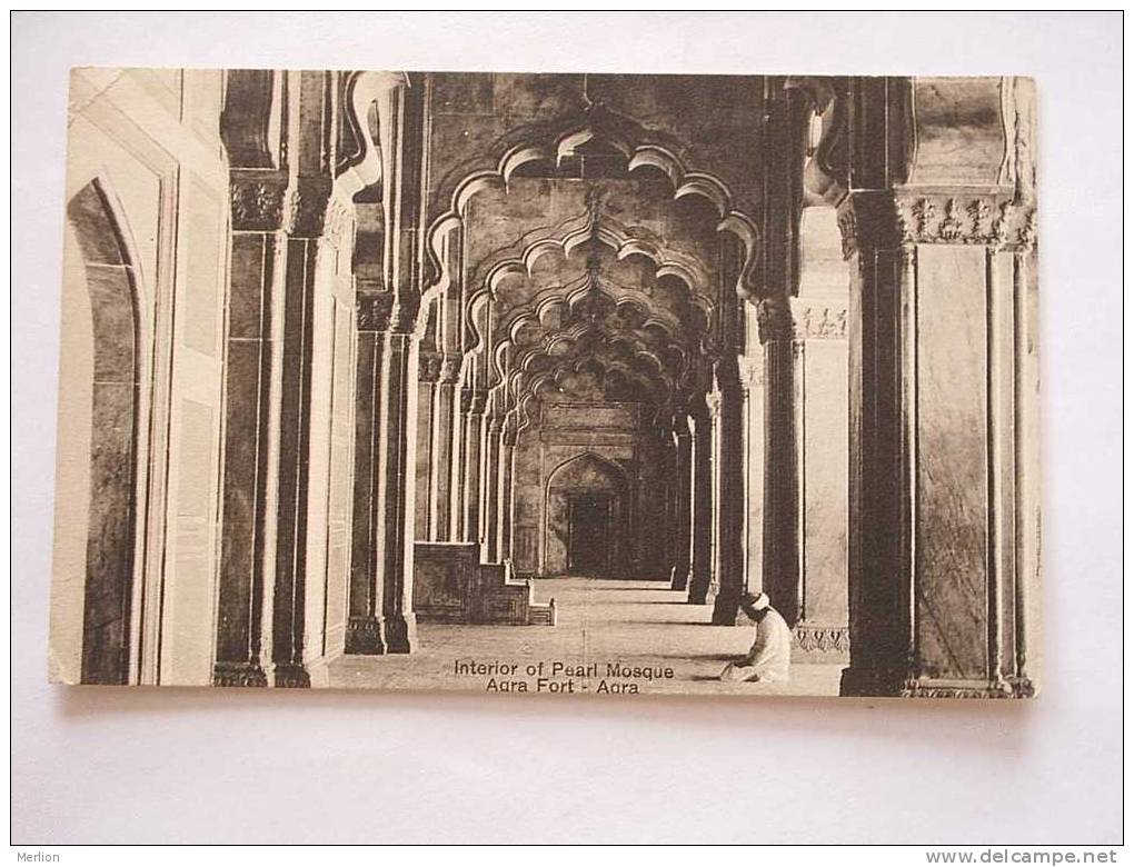 India - Perl Mosque Mosquée  Agra Fort - Agra   1910's VF  D21946