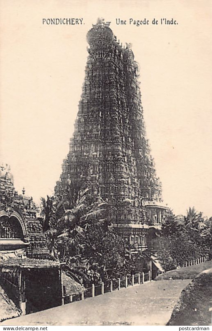 India - PUDUCHERRY Pondichéry - A pagoda of India