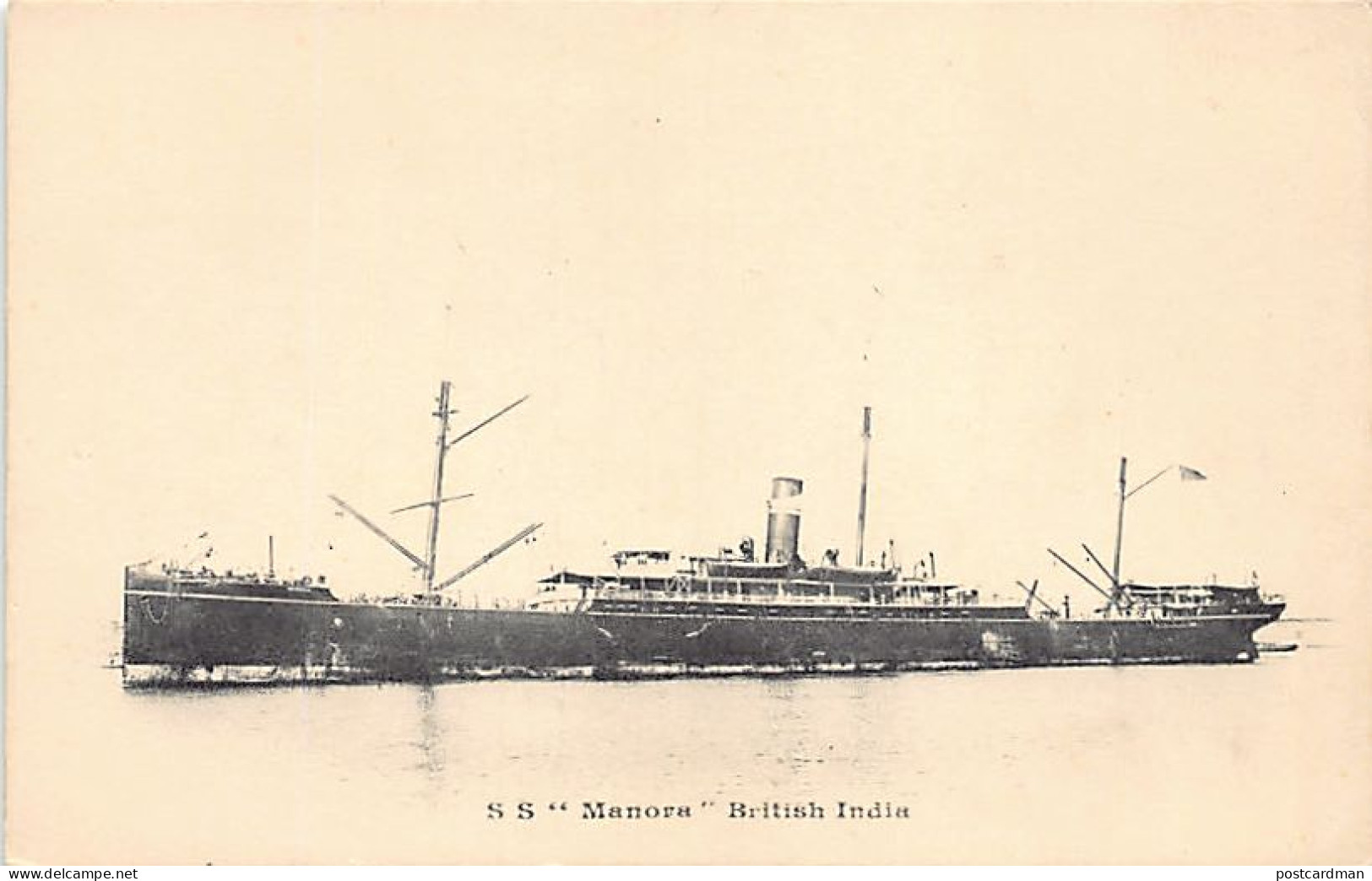India - SS Manora British India Steam Navigation Co. Ship