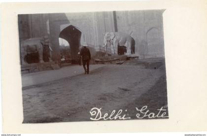 India Delhi Gate photocard
