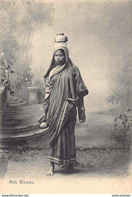 India - Milk woman