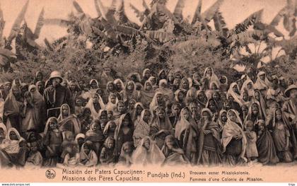 Pundjab (Missiën der Paters Capucijnen) - Vrouwen eener Missiekolonie