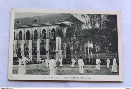 Verapoly, séminaristes en récréation, Inde