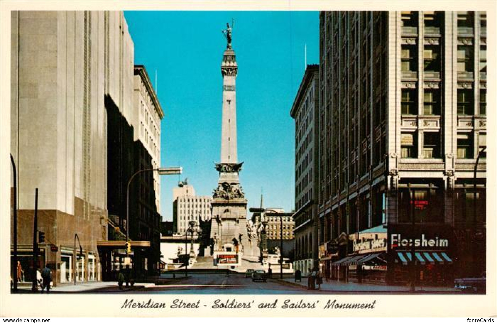 Indianapolis Indiana Meridian Street Soldiers and Sailors Monument