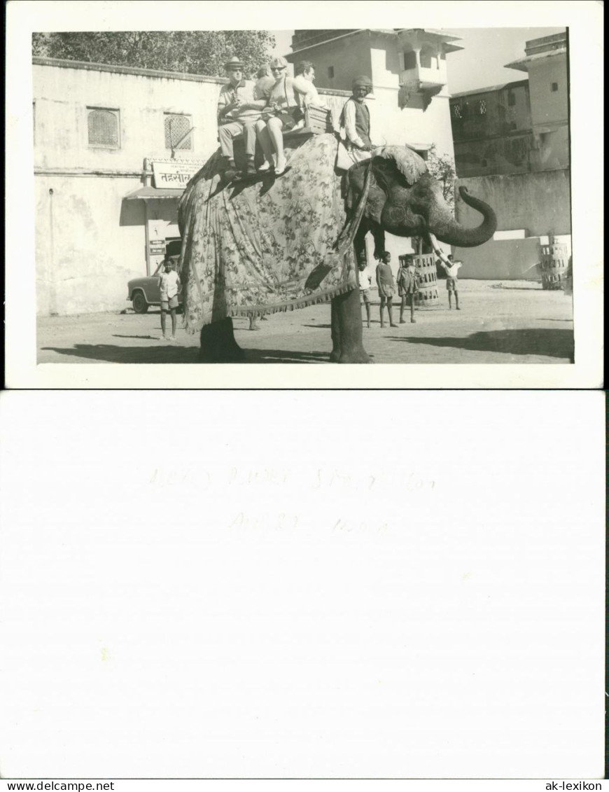 .Indien Elefant, Alexej Pluder Smazelicoh Ambra India 1965 Privatfoto