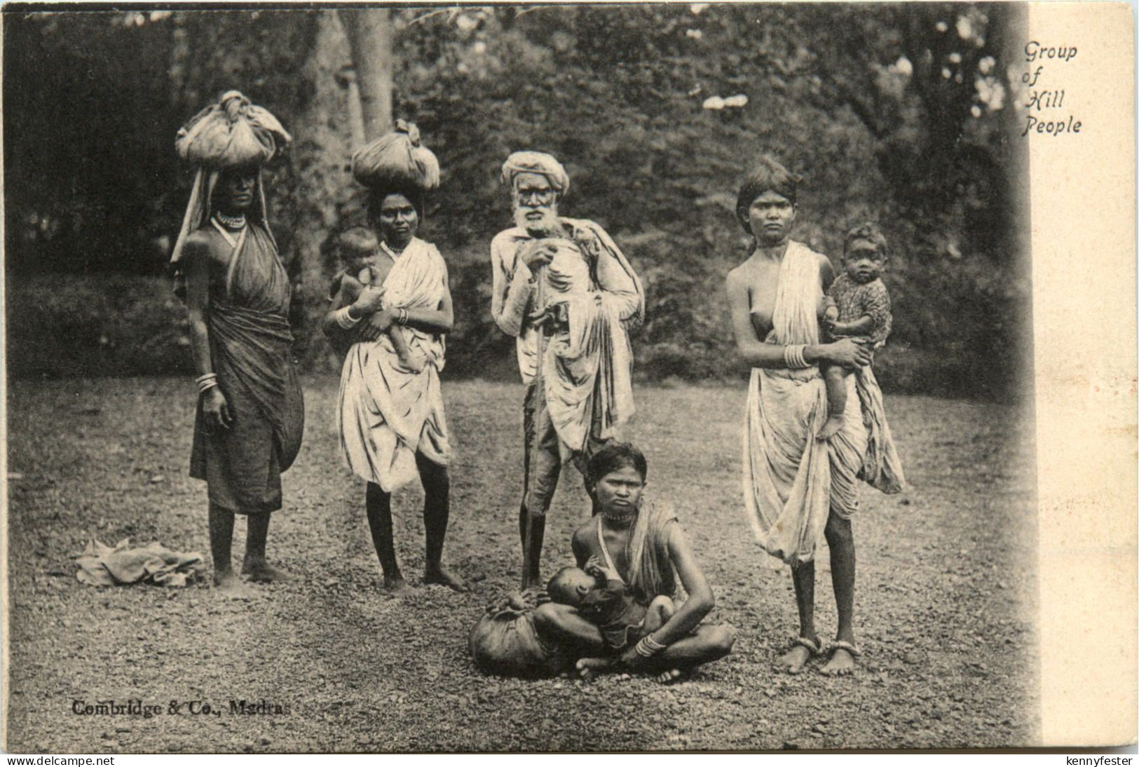 Indien - Group of Hill People