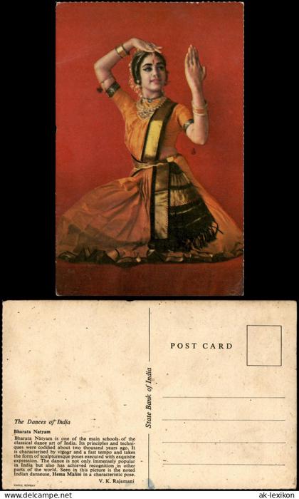 .Indien Bharata Natyam The Dances of India Native Dance Woman 1960