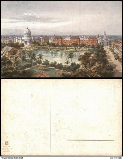 Postcard Kalkutta Kolkata Ortsansicht Calcutta India Indien 1910