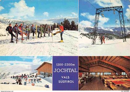 Vals Vales Jochtal Muehlbach Bolzano IT Jochtal Vals Skifahrer Schlepplift Bergr
