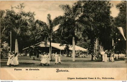 CPA AK INDONESIA-Batavia-Planten en dierentuin (329811)