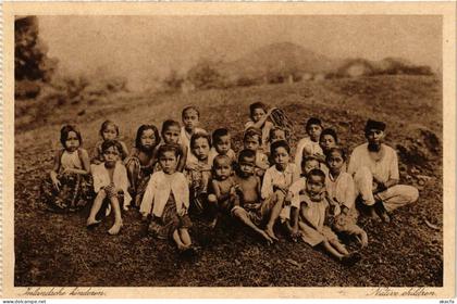 CPA AK INDONESIA Inlandsche kinderen (340935)