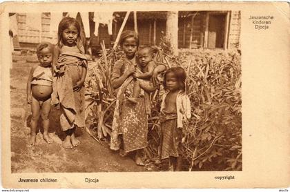 PC INDONESIA DJOCJA JAVAANSCHE KINDEREN (a5287)