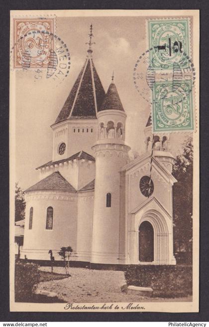 Postcard, DUTCH INDIES, Medan, Protestant Church