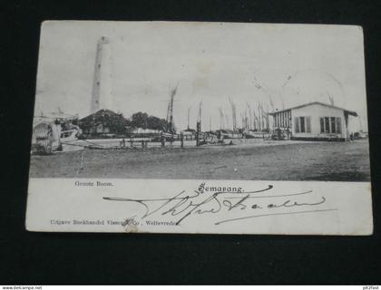 Semarang auf Java , 1903 , Groote Boom , Indonesien , Indonesia , Ansichtskarte , AK , CPA !!