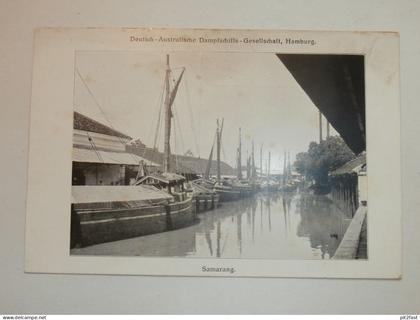 Semarang / Samarang in Java / Indonesien , ca. 1910 , Dampfschiff-Gesellschaft , Indonesia , Ansichtskarte , AK !!